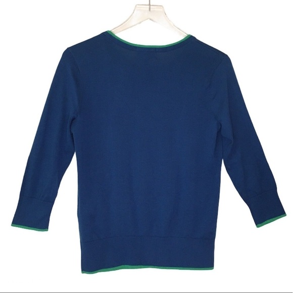 LAND’S END Dapper Dog Cotton Crewneck Sweater Size XSP - Picture 2 of 12